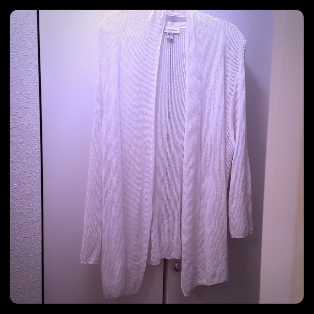 Chic Coldwater Creek semi-sheer sweater